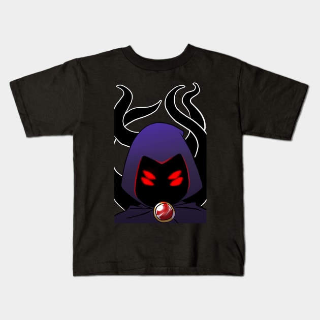 trigon raven Kids T-Shirt by Mjkvn